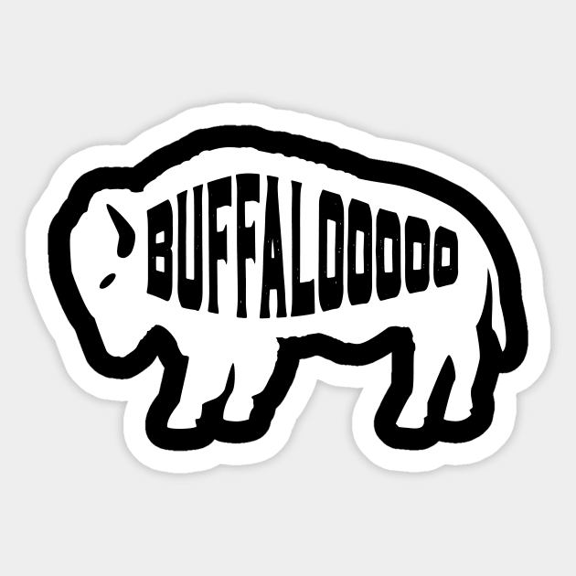 Buffalooooo Bison Lucky Buffalo Sticker by Brobocop